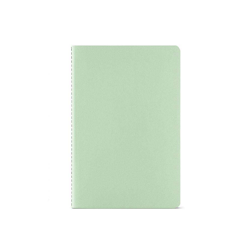 Petit carnet de notes recyclé A5 personnalisable Bronte Vert pastel